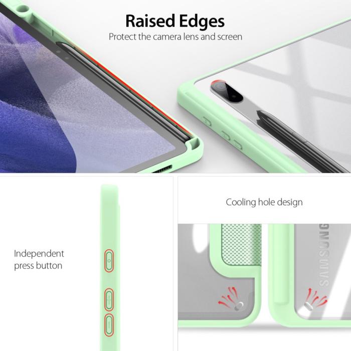 Bild 6, DUX DUCIS Samsung Galaxy Tab S7 FE/S7 Plus/S8 Plus Fodral TOBY Pennhållare