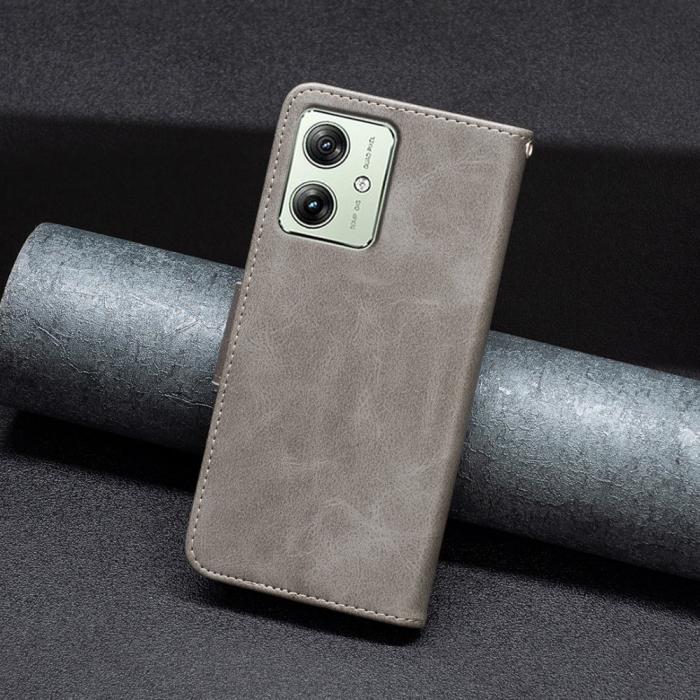 Bild 6, Motorola Moto G54 5G Fodral Shark Solid Grå