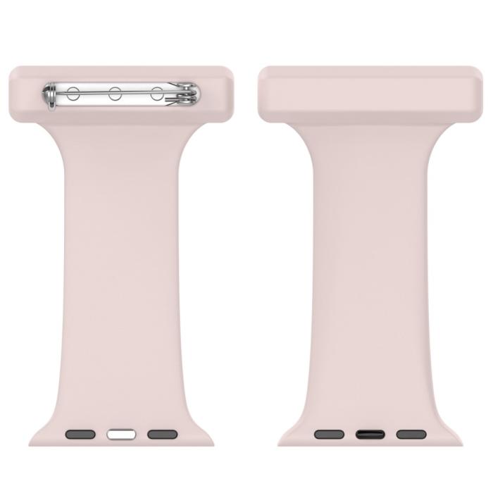Bild 3, Apple Watch 42/44/45/49 mm Rem Sjuksköterska Ljus Rosa