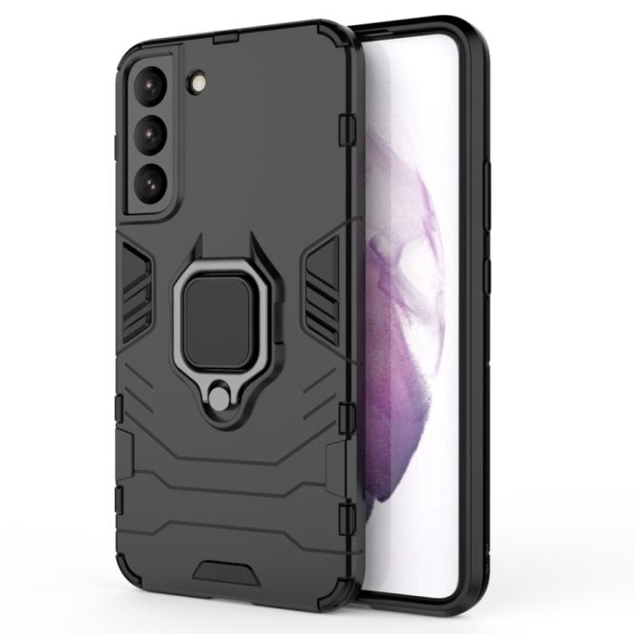 Bild 2, Samsung Galaxy S22 Skal Hybrid Ring Armor Svart