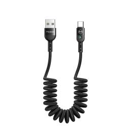 Mcdodo 1.8m QC 3.0/4.0 USB-C Flexibel Nylon Kabel Svart