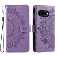 Google Pixel 9a Fodral Mandala L&auml;der Lila