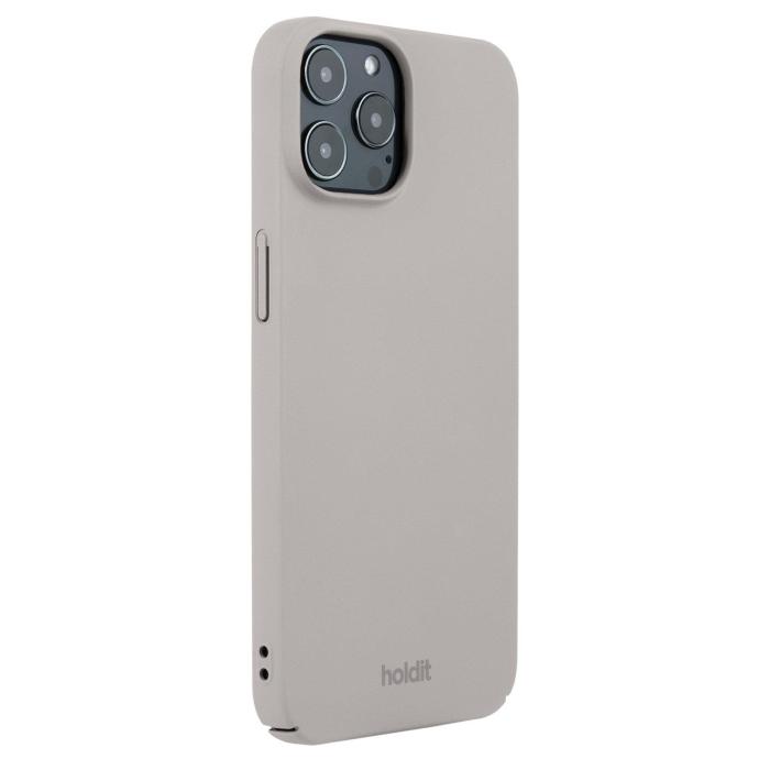 Bild 2, holdit iPhone 12 / 12 Pro Mobilskal Slim Taupe