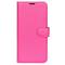 iPhone 15 Fodral Litchi Textur Rosa