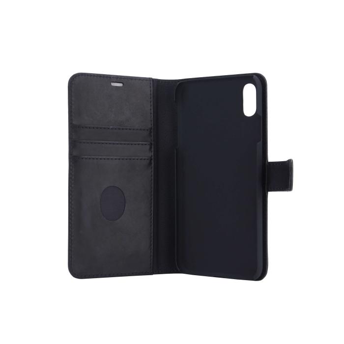 Bild 3, Radicover iPhone Xs Max Mobilfodral 2in1 Äkta Läder Svart