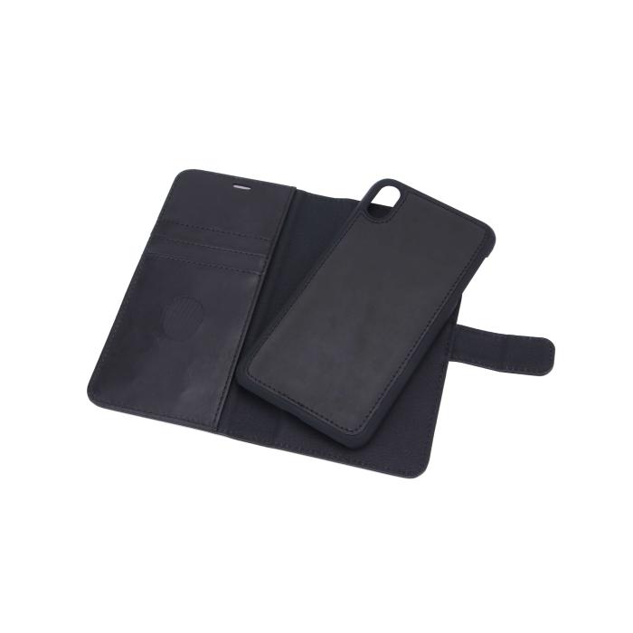 Bild 4, Radicover iPhone Xs Max Mobilfodral 2in1 Äkta Läder Svart