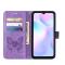 Xiaomi Redmi 9A / 9AT Fodral Butterfly Ljus Lila