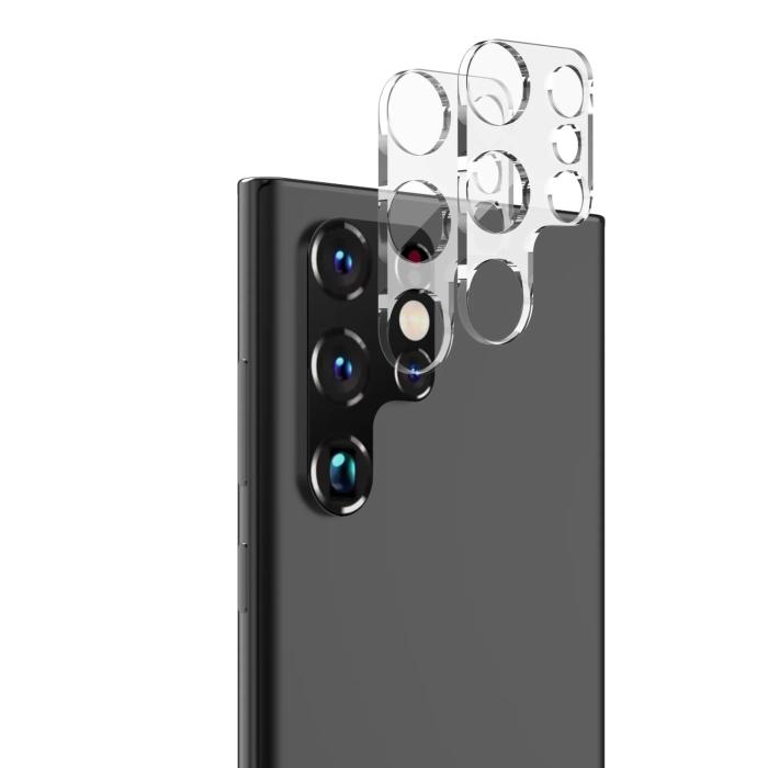 Bild 1, Samsung Galaxy S25 Ultra Linsskydd Härdat Glas Svart