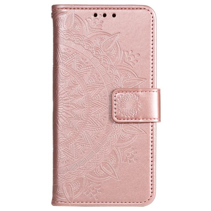 Bild 5, Sony Xperia 1 VI Mandala Läder Fodral Roséguld