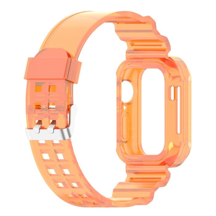 Bild 4, Apple Watch 38/40/41mm Kristall Skal/Armband Orange