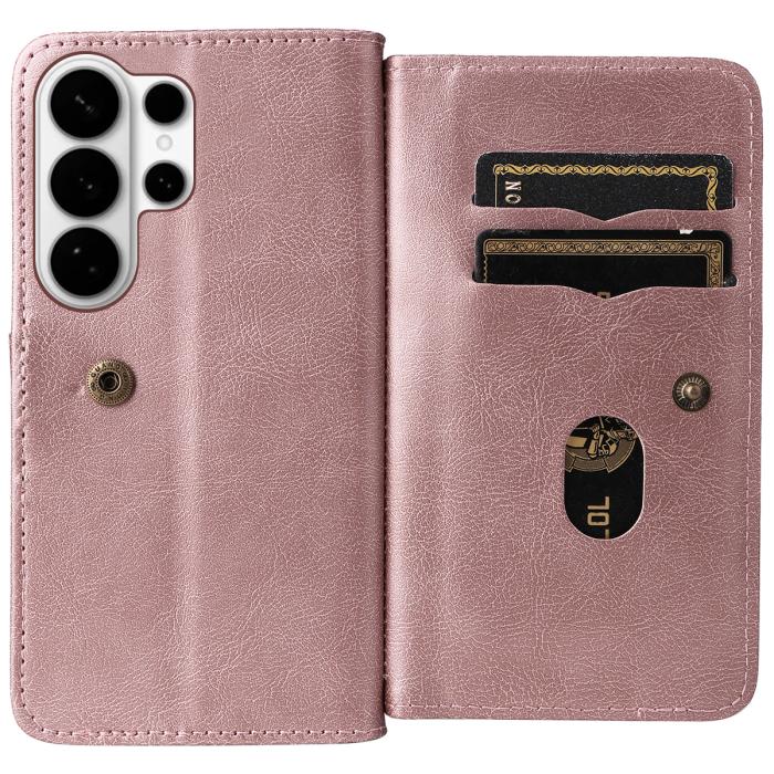 Bild 2, Samsung Galaxy S26 Ultra Fodral Multifunktionellt Läder Roséguld