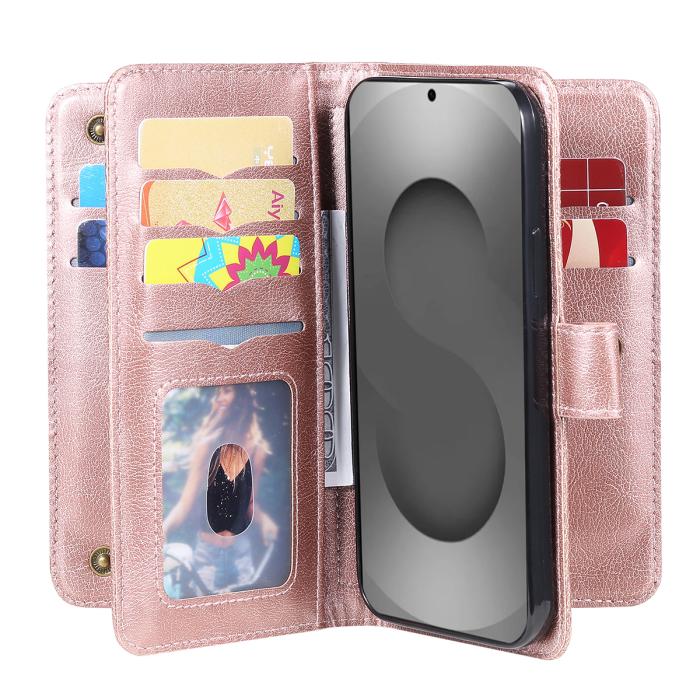 Bild 3, Samsung Galaxy S26 Ultra Fodral Multifunktionellt Läder Roséguld