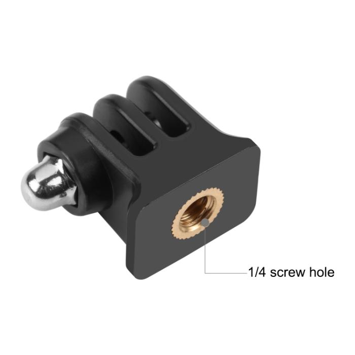 Bild 4, PULUZ Tripod Adapter GoPro/DJI/Insta360 Actionkameror Svart