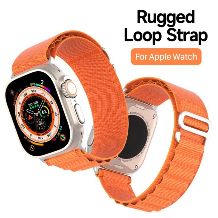 Bild 3, DUX DUCIS Apple Watch 42/44/45/49 mm Armband Polyester Pro