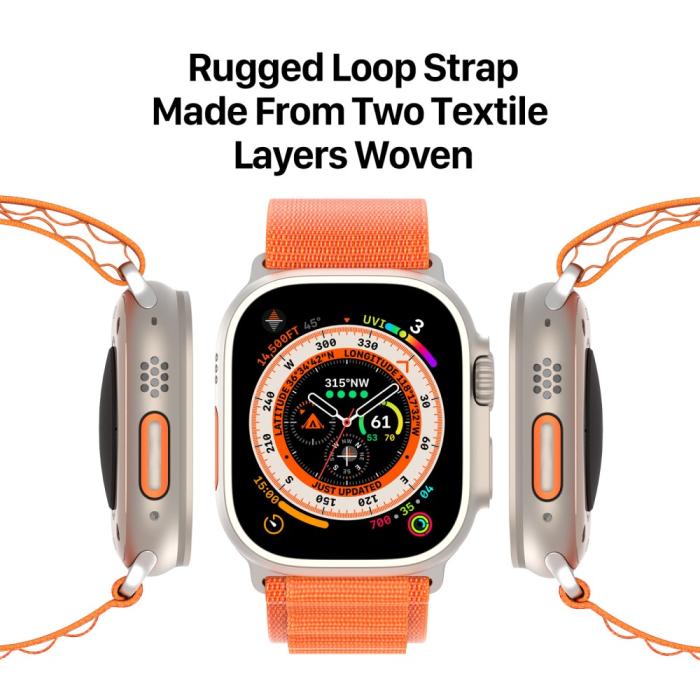 Bild 5, DUX DUCIS Apple Watch 42/44/45/49 mm Armband Polyester Pro