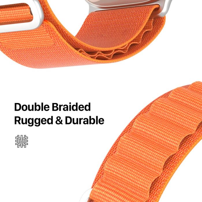 Bild 6, DUX DUCIS Apple Watch 42/44/45/49 mm Armband Polyester Pro