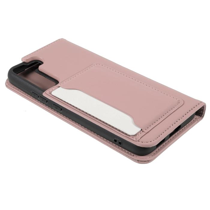 Bild 5, Samsung Galaxy S22 Plus Fodral Flip Med Kortfack Roséguld