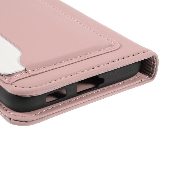 Bild 6, Samsung Galaxy S22 Plus Fodral Flip Med Kortfack Roséguld