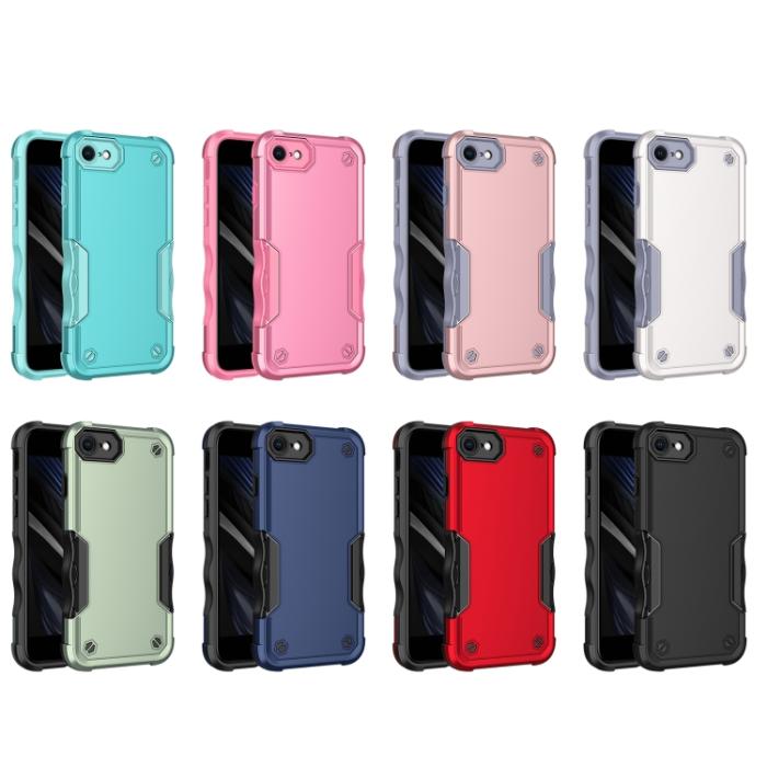 Bild 2, iPhone 7/8/SE Skal Non-Slip Armor Hybrid Mint