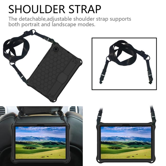 Bild 4, Galaxy Tab A8 10.5 Skal Honeycomb EVA Shockproof Kickstand