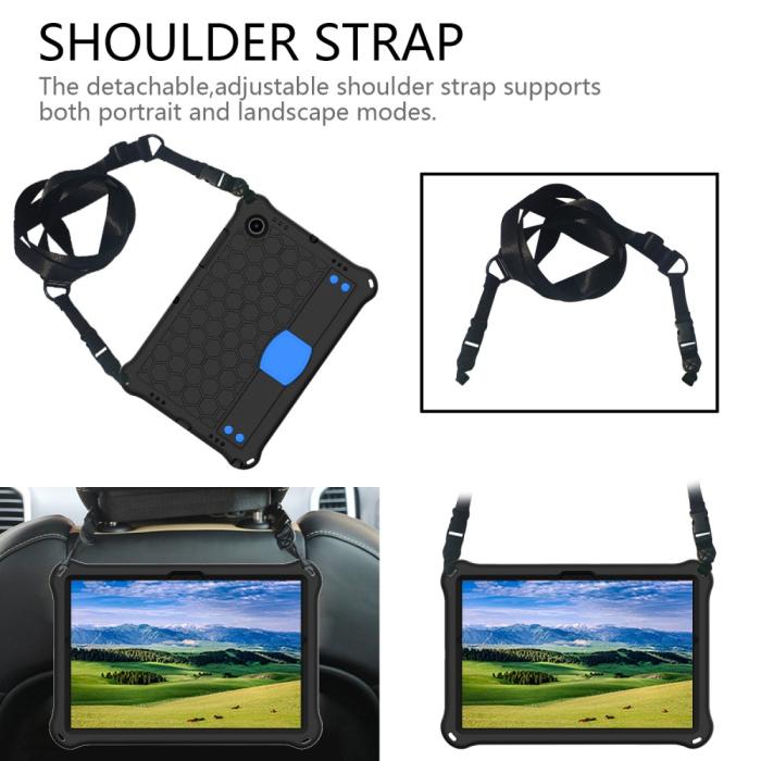 Bild 4, Galaxy Tab A8 10.5 Skal Honeycomb EVA Shockproof Kickstand