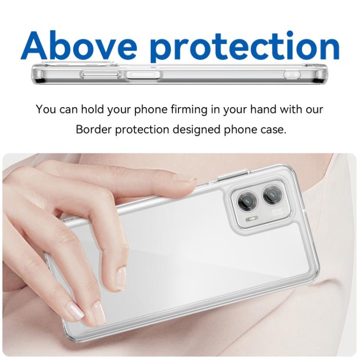 Bild 4, Motorola Moto G73 5G Skal Robust Hybrid Transparent