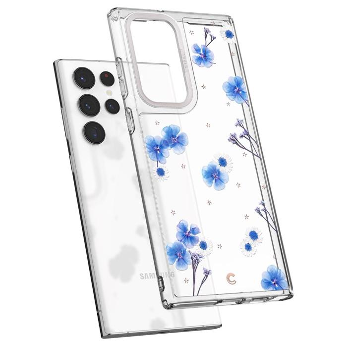 Bild 1, Spigen Cyrill Samsung Galaxy S22 Ultra Skal Blue Spring