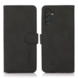KHAZNEH Samsung Galaxy A04s / A13 5G Fodral Retro Läder Svart