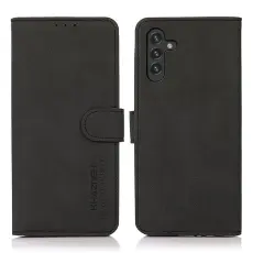 KHAZNEH Samsung Galaxy A04s / A13 5G Fodral Retro Läder Svart