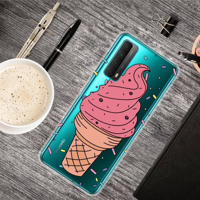 Bild 2, Huawei P Smart (2021) - Skal Med Tryck - Glass