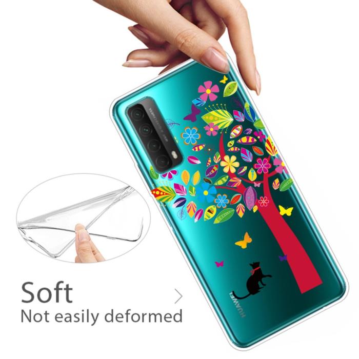 Bild 3, Huawei P Smart (2021) - Skal Med Tryck - Färggrant Träd