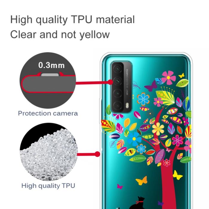 Bild 4, Huawei P Smart (2021) - Skal Med Tryck - Färggrant Träd