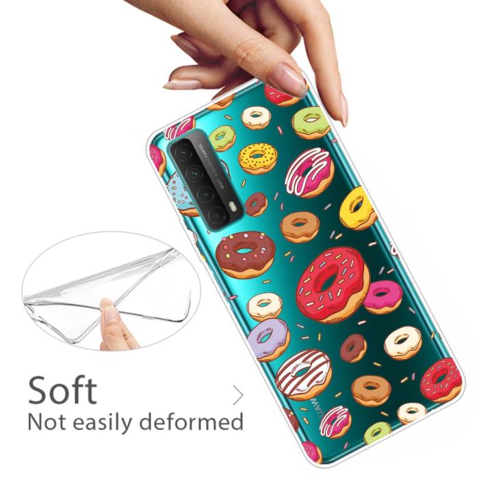 Bild 3, Huawei P Smart (2021) - Skal Med Tryck - Donuts