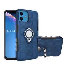 iPhone 11 - Armour Ring Skal - Funkar med magnethållare - Mörk Blå