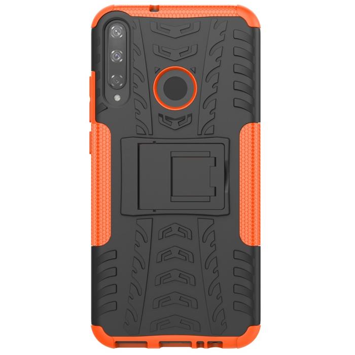 Bild 4, Huawei P40 Lite E - Ultimata Stöttåliga Skalet med Stöd - Orange