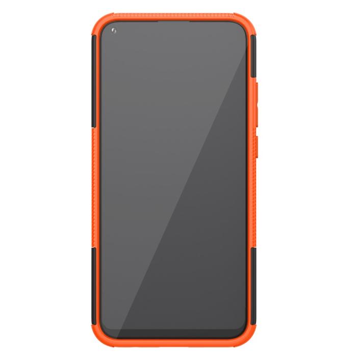 Bild 5, Huawei P40 Lite E - Ultimata Stöttåliga Skalet med Stöd - Orange