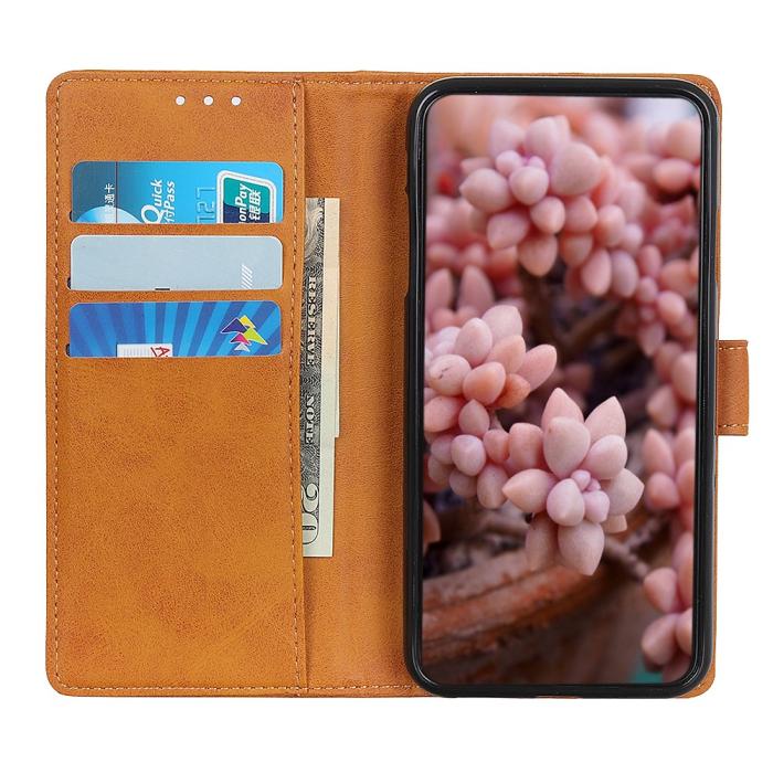 Bild 4, Xiaomi Redmi Note 11 4G Fodral Solid Läder Brun