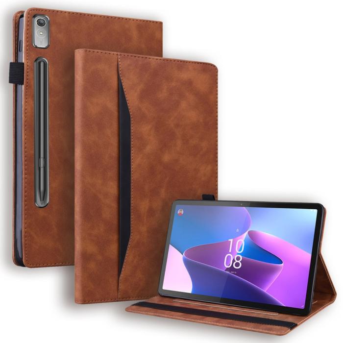 Bild 1, Lenovo Tab P11 Pro Gen 2 Fodral Med Frontficka Brun
