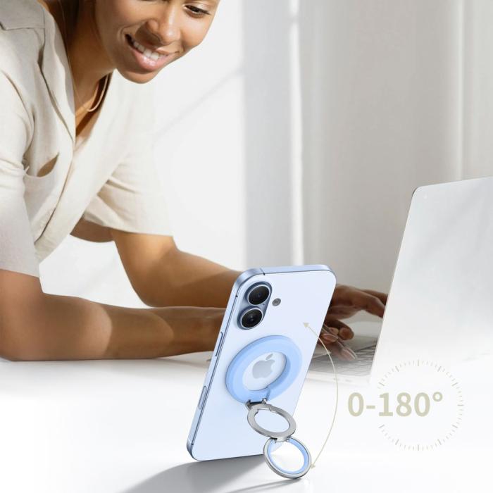 Bild 4, Tech-Protect Magnetisk MagSafe Ringhållare Baby Blue