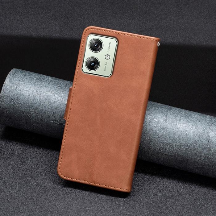 Bild 6, Motorola Moto G54 5G Fodral Shark Solid Brun