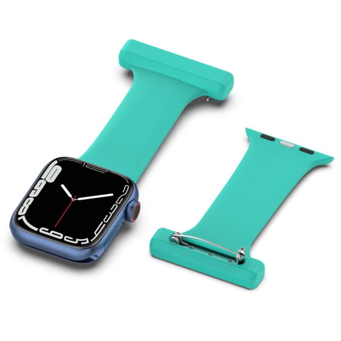 Bild 5, Apple Watch 42/44/45/49 mm Rem Sjuksköterska Ljus Grön