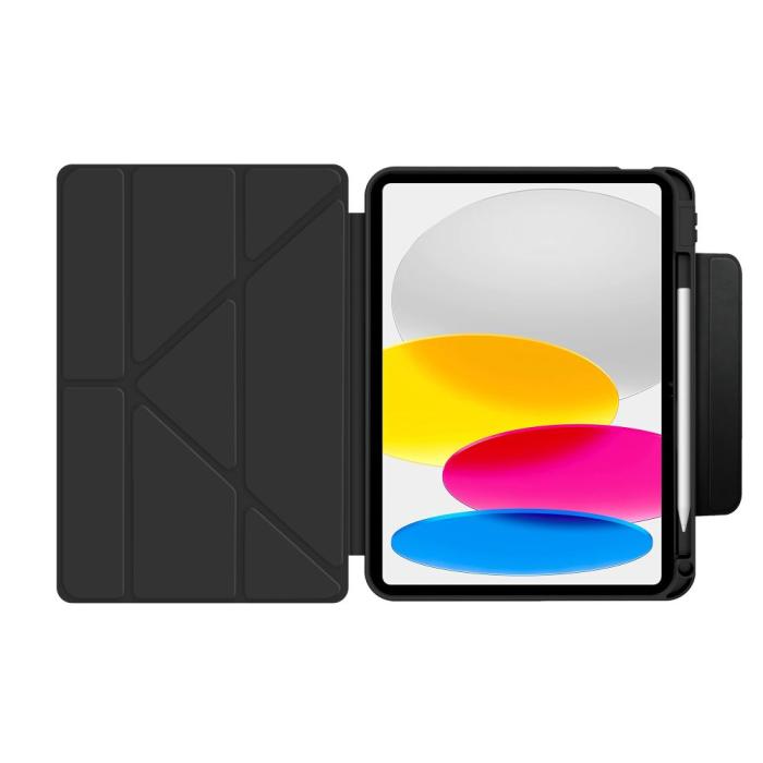 Bild 3, Tech-Protect iPad 11 2025 / 10.9 2022 Fodral SC Origami Svart