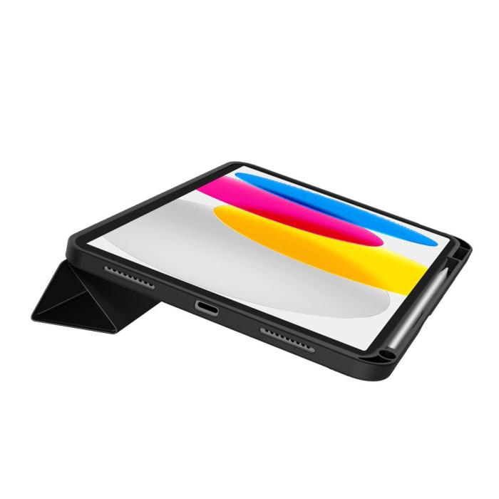 Bild 5, Tech-Protect iPad 11 2025 / 10.9 2022 Fodral SC Origami Svart