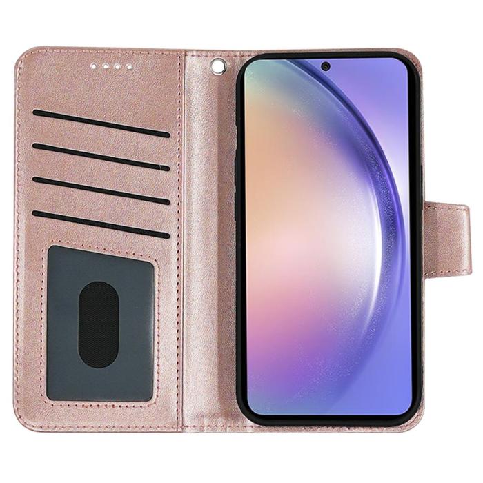 Bild 2, Samsung Galaxy A27 Fodral Läder Roséguld
