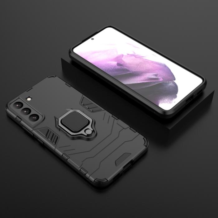 Bild 6, Samsung Galaxy S22 Skal Hybrid Ring Armor Svart