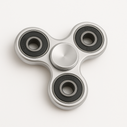 Fidget Spinner Ultra Spin Trio - Silver