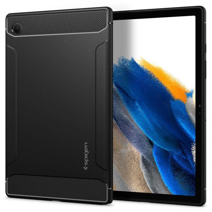 Bild 1, Spigen Samsung Galaxy Tab A8 10.5 Skal Rugged Armor Svart