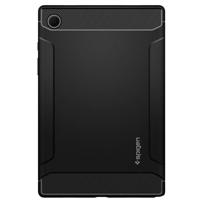 Bild 2, Spigen Samsung Galaxy Tab A8 10.5 Skal Rugged Armor Svart