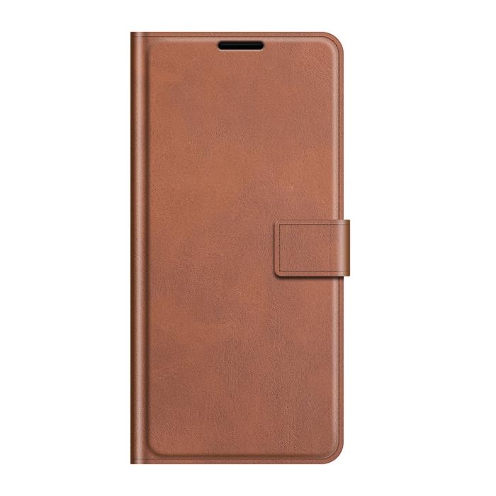 Bild 2, Xiaomi Redmi 10 Fodral Solid Läder Brun