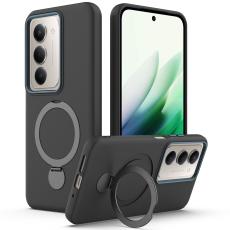 Samsung Galaxy S24 FE Skal MagSafe Kickstand Hybrid Svart